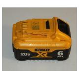 Dewalt 6 aH Lithium Ion 20 Volt Battery