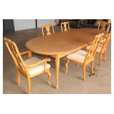 Solid Wood Dining Room Table w/(6) Chairs