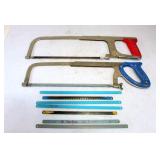 (2) Hack Saws w/Blades
