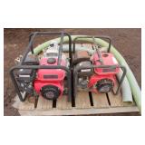 (2) Predator Trash Pumps & Hose