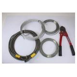 (4) Rolls Cable & Cable Cutter