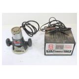 Elec Skil Router 548 & Schumacher Battery Charger