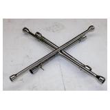 (2) 4-Way Tire Wrenches