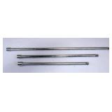 (3) 1/2" Drive Extensions
