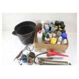 Misc Greasers, Guns, Bucket, Oil Cans, Lubes, Etc.