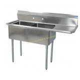 BK Resources BKS-2-1620-12-18R -2 Compartment Sink BK Resources BKS-2-1620-12-18R -2 Compartment Sink