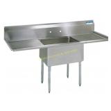 BK Resources BKS-1-1824-14-24T -1 Compartment Sink BK Resources BKS-1-1824-14-24T -1 Compartment Sink
