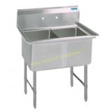 BK Resources BKS6-2-24-14S - 2 Compartment Sink BK Resources BKS6-2-24-14S - 2 Compartment Sink