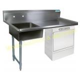 BK Resources BKUCDT-60-L - Soiled Dishtable BK Resources BKUCDT-60-L - Soiled Dishtable