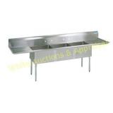 BK Resources BKS-3-24-14-24T - 3 Compartment Sink