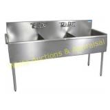 BK Resources BK8BS-3-1221-12 - 3 Comp Budget Sink