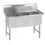 BK Resources BKS6-3-1620-14S - 3 Compartment Sink BK Resources BKS6-3-1620-14S - 3 Compartment Sink