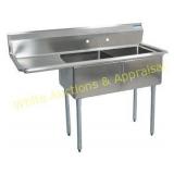 BK Resources BKS-2-24-14-24L - 2 Compartment Sink BK Resources BKS-2-24-14-24L - 2 Compartment Sink
