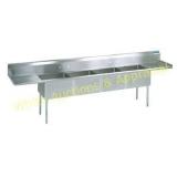 BK Resources BKS-4-1620-14-18T -4 Compartment Sink BK Resources BKS-4-1620-14-18T -4 Compartment Sink