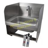 BK Resources BKHS-D-1410-1SSBKKPG - Hand Sink BK Resources BKHS-D-1410-1SSBKKPG - Hand Sink