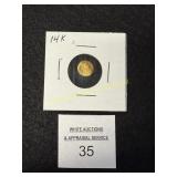 1979 14k Gold - Miniature Krugerrand Replica