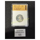 2007 'S' - 90% Silver Quarter Graded PR70CAM