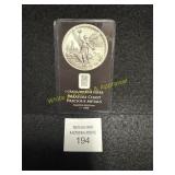 1892 Mexico Liberated - 1 gr. - .999 Silver Card