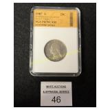 1987 'S' Washington Quarter Graded PR70CAM