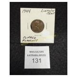 Clipped Planchet - 1944 Lincoln Cent