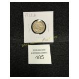 Buffalo Nickel - 1938 - 'D' - Better Shape - Full