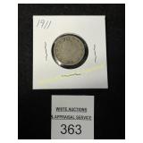 Liberty V Nickel - 1911 - Good Detail