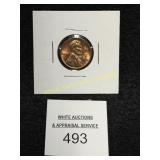 1961 'P' - Lincoln Cent - Star Of David Stamp