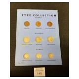 Type Collection - Cents - Nickels - Dimes - Silver