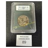 1997 'D' Kennedy 50 cent - Graded - MS70