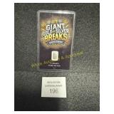 Giant Gold & Silver - 1 gr. - .999 Silver Card