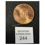 Statue of Liberty - 1 Oz. - .999 Copper