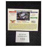 1967 Ford Shelby Mustang - 1 gr. - .999 Silver Car