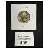 1976 'P' Washington Quarter   Toned  Uncirculated