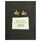 Earrings - Amethyst - CZ - Hypo Allergenic