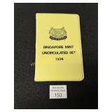 1974 Singapore Mint Uncirculated. Set Sealed 6 coi