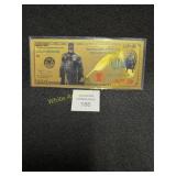 US $100 Batman Note - Gold Foil Replica
