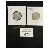 Buffalo Nickel - 1919 - 1920 'S'