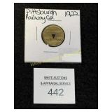 1922 Pittsburgh Railway Co. - Token