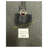 Ring - Vintage - Purple Sapphire ?  - .925 Marked