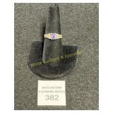 Ring - Vintage - Amethyst - .925 Marked Sterling