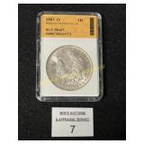 1883 O Morgan Dollar Graded MS67