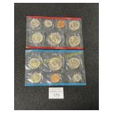 US Mint Set 1980 'P' and 'D'