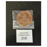 Don?t Tread On Me w/Snake - 1 Oz. - .999 Copper