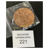 Civil War - Robert E. Lee - 1 Oz. - .999 Copper