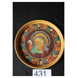 Vintage 'Giftco' Tin - Thanksgiving Tray