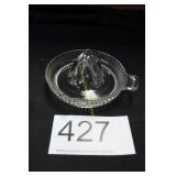 Vintage Clear Glass Citrus Juicer (Reamer)