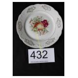 German / Bavaria Porcelain Fruit Theme Plate