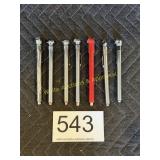 Lot of (7) Air Pressure Tire Gauges