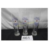 Michelob Ultra 'Worlds Greatest Dad' Glasses (3)
