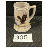 Commerative Stein w/Eagle Scene
